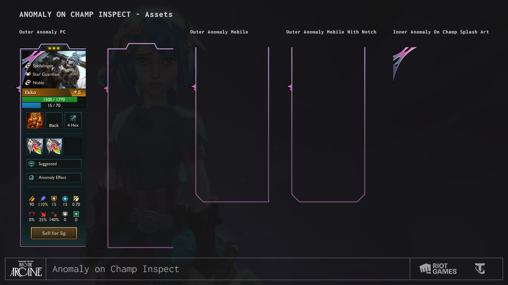 Anomaly on Champion Inspect
